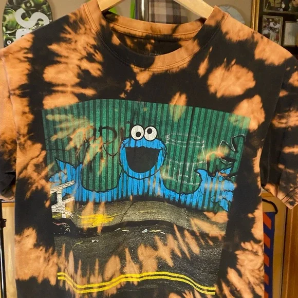 Custom one of one cookie monster Sesame Street shirt - Picture 2 of 5
